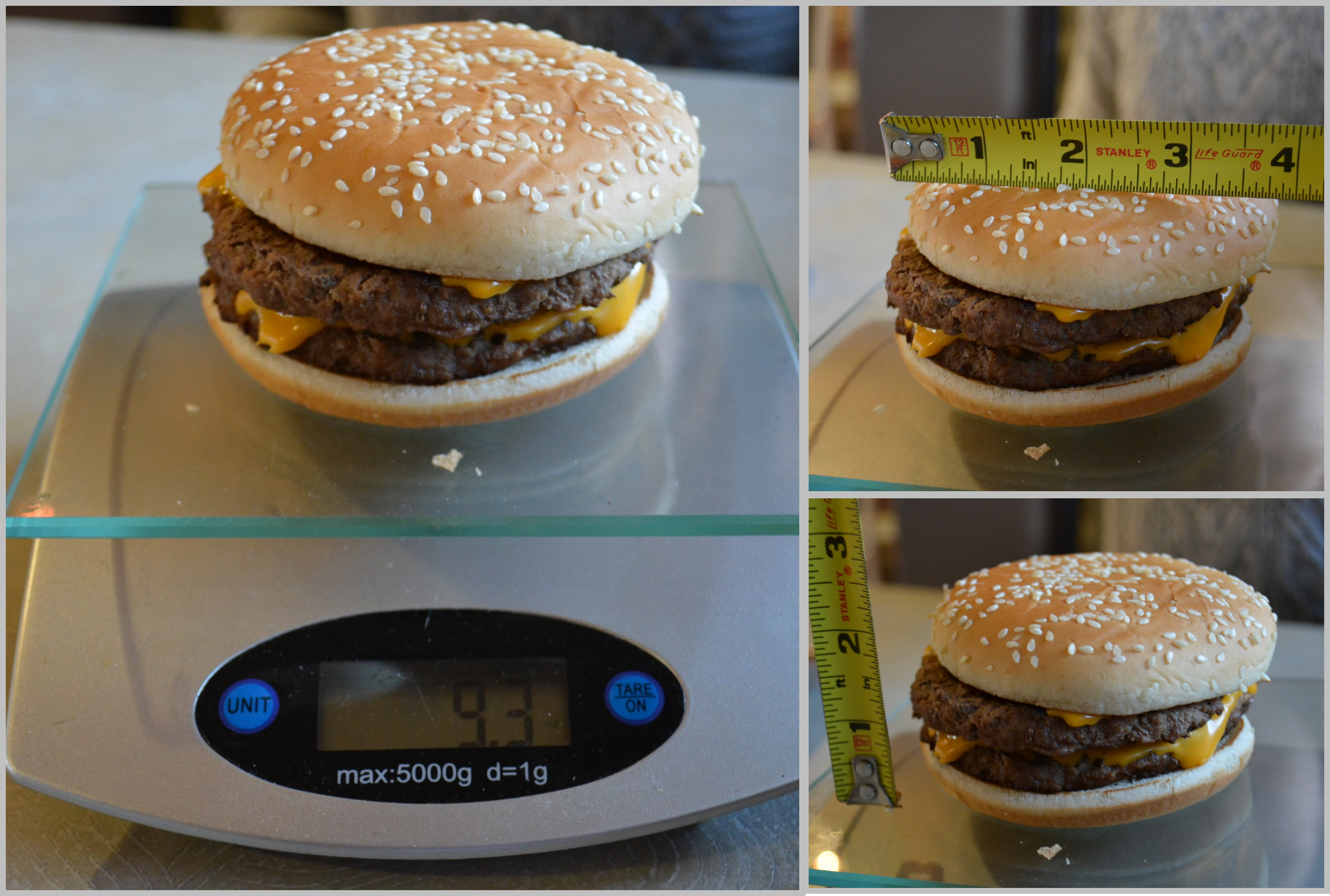 McD Double Quarter Pounder Stats